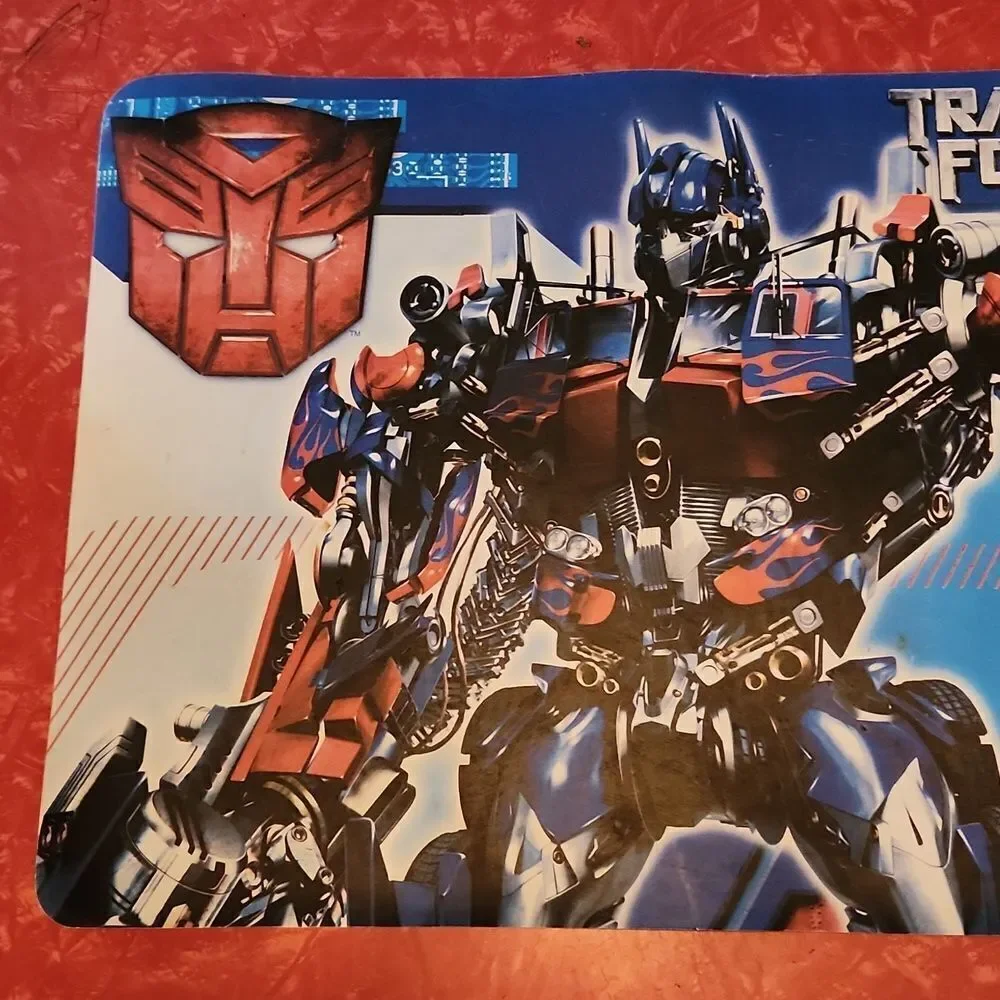 Optimus Prime Transformers 2007 Vinyl Placemat